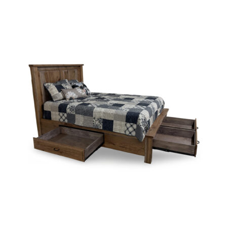 Cleveland Collection Bed Frame with Storage Drawers