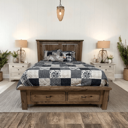 Cleveland Collection Bed Frame with Storage Drawers