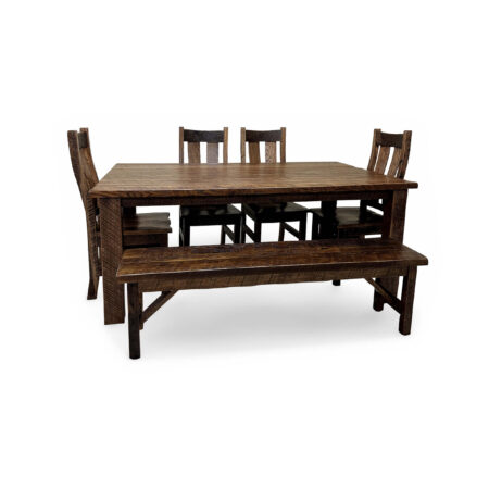 Farmhouse Collection Dining Table – 42" x 72" with Optional Seating Styles